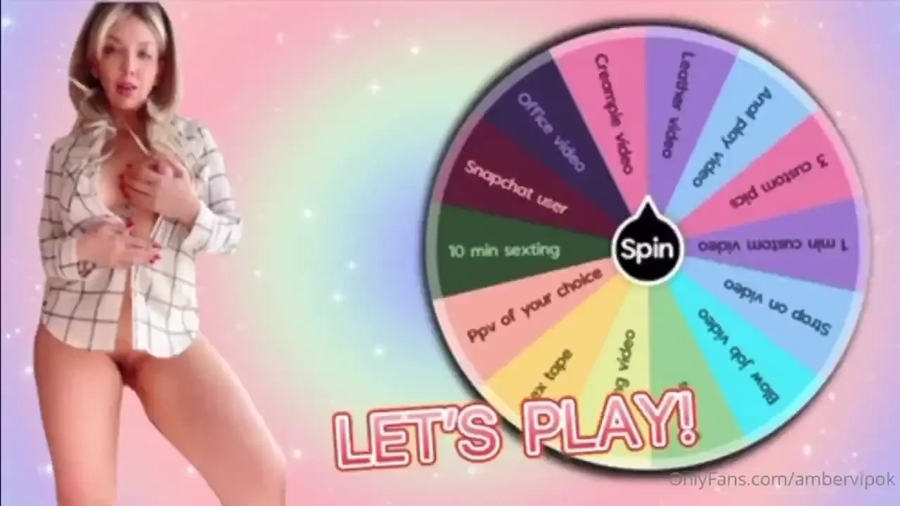 Let s play spin the wheel and win custom pics and videos - ppv of your 