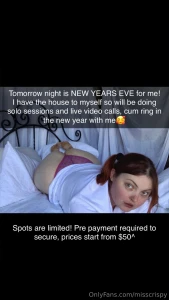 Celebrate the new year with me tomorrow night lets make 2025 the