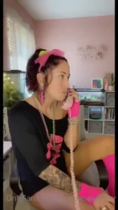 80 s girl role play dirty talk smoking