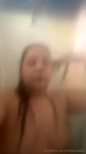 Shower time fun this morning