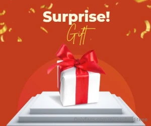 Enjoy my surprise before it s too late it s been a while since i