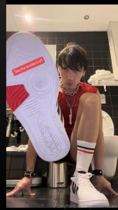 The men were fighting over the right to worship my sneakers socks and part 4