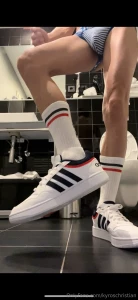 The men were fighting over the right to worship my sneakers socks and part 7