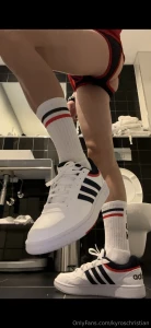 The men were fighting over the right to worship my sneakers socks and part 5