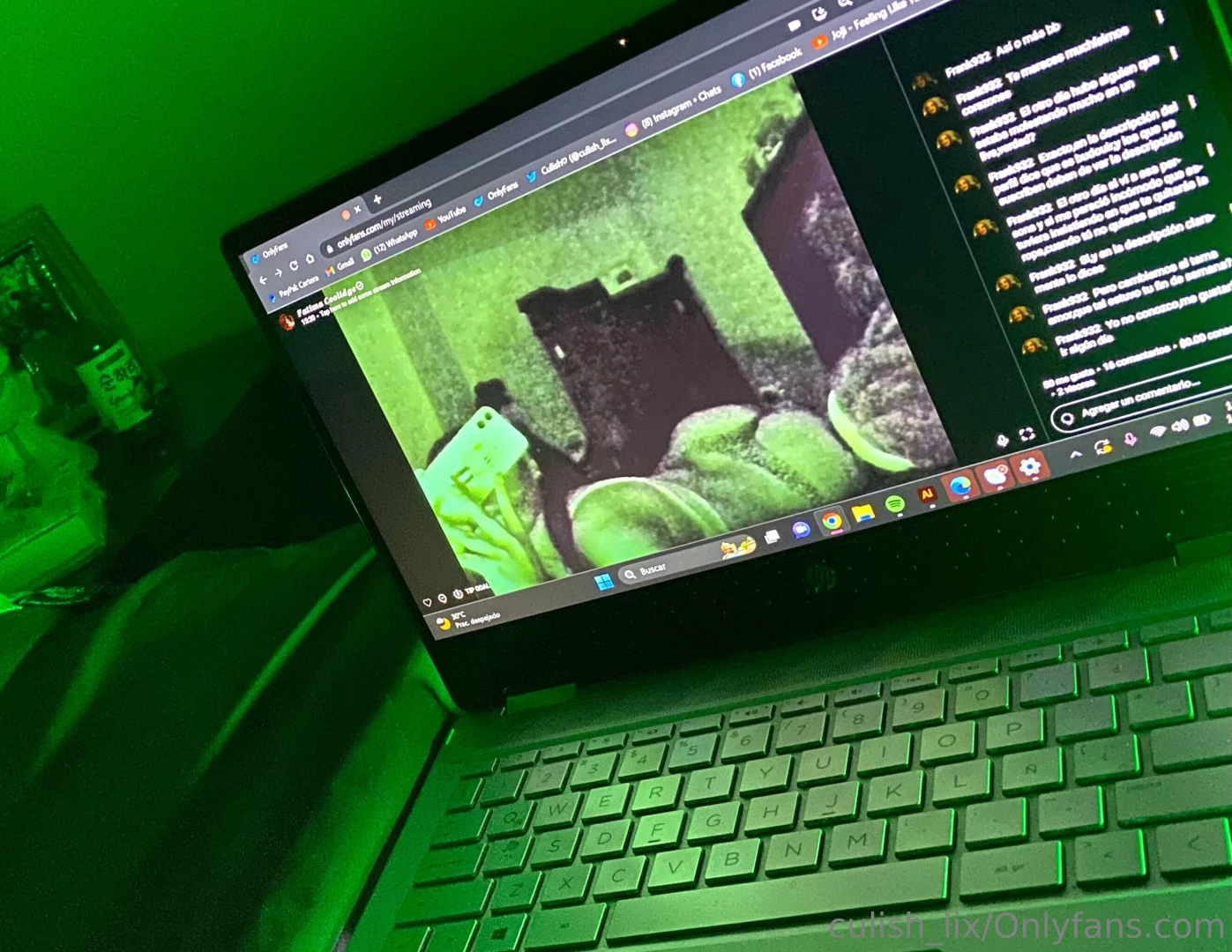 Antes de iniciar live unas fotitos part 7 