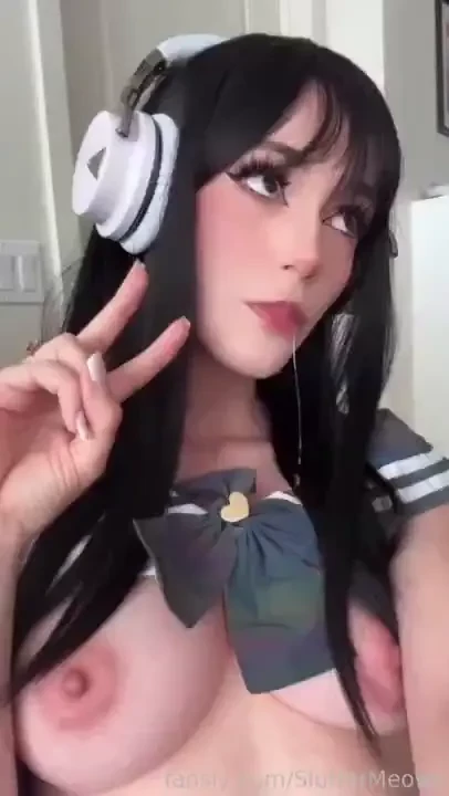 Someone requested spit so here you go would you let me spit on you 