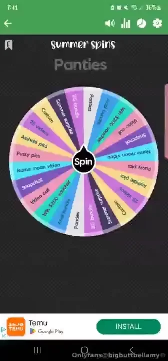 Take a spin and win mega prizes https onlyfans com 1116500907 