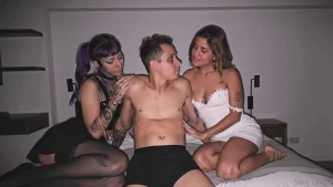 Good girl bad girl threesome roleplay i wanted him to behave well but part 1