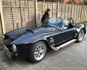 Pub lunching in my fag funded cobra lifestyle alpha findom dom pic car