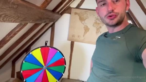 Video wheel spin game