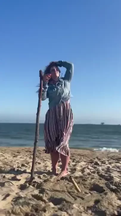 Just a windy day at the beach nothing crazy 