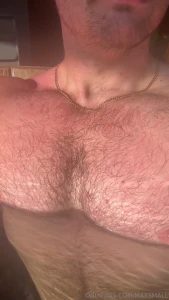 I love my pecs i wish you could feel them