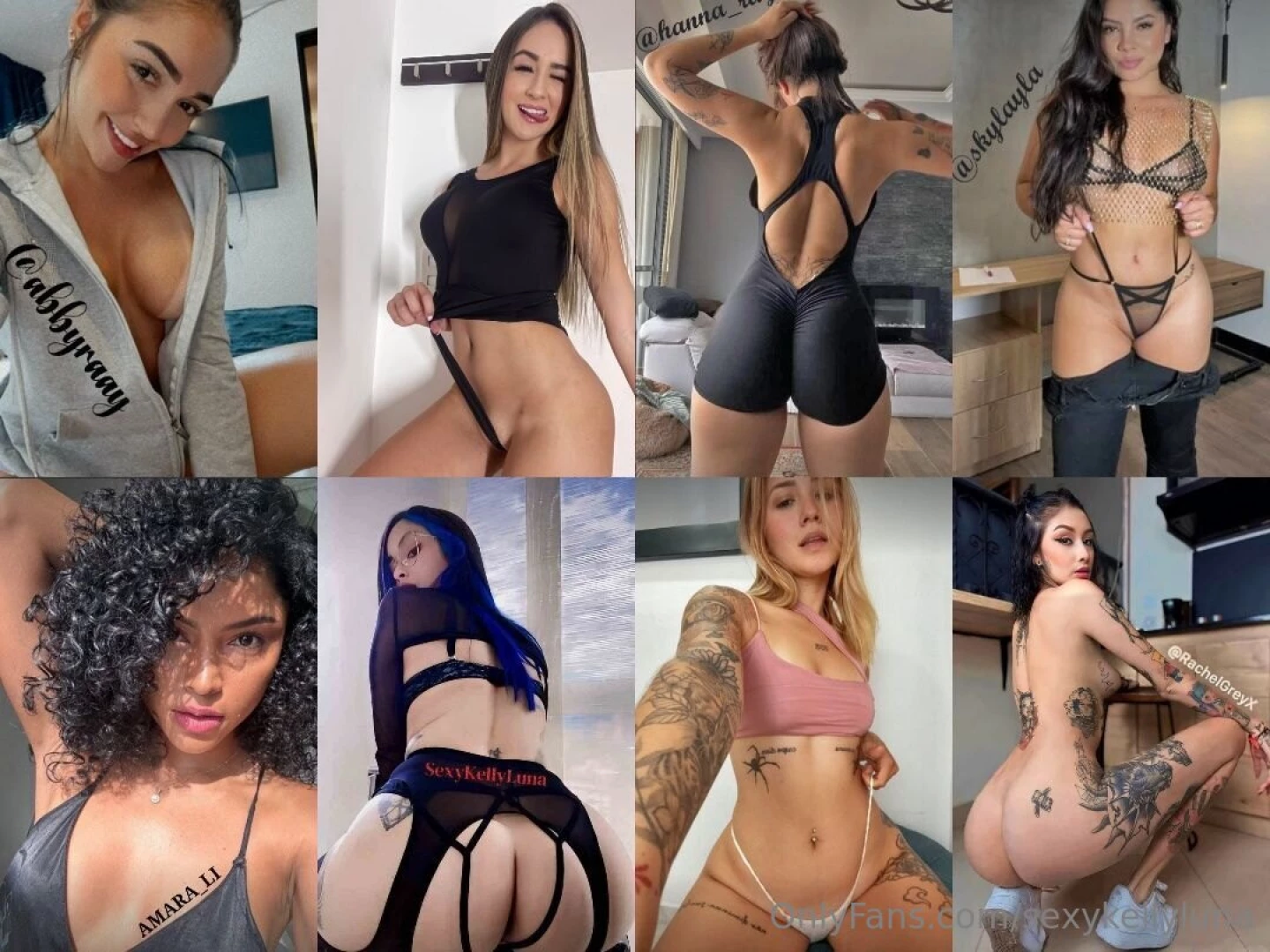 Abbyraay alessafiore hanna_ray skylayla amara_li sexykellyluna mia_sol 