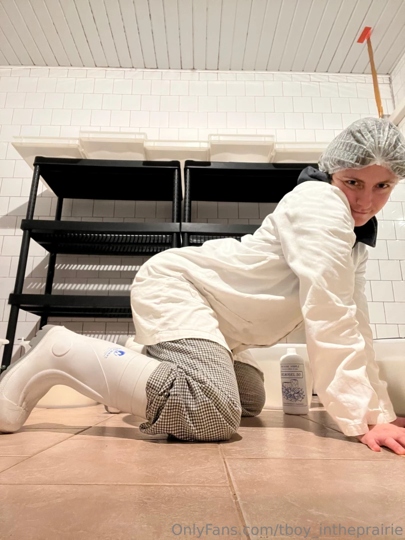 First milking of the new year 