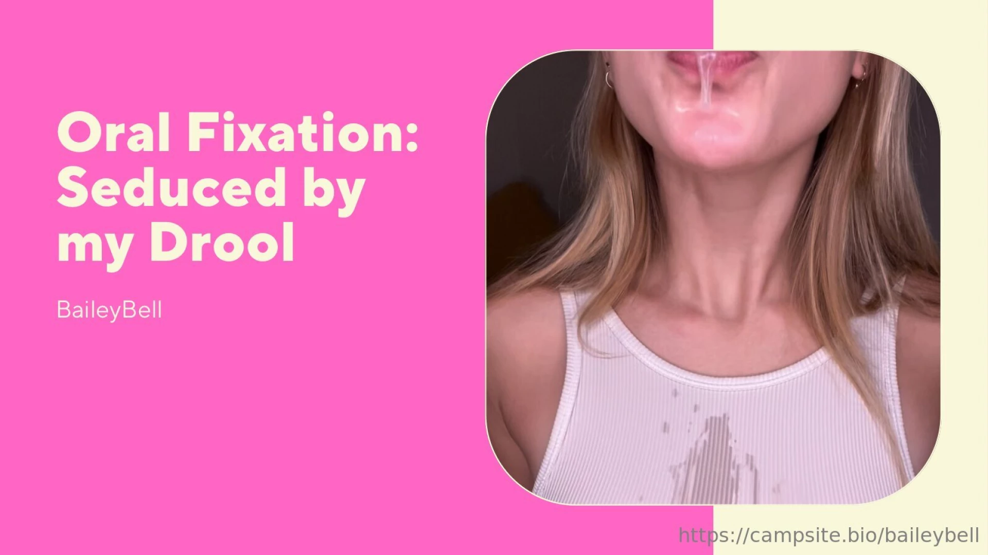 Oral fixation seduced by my drool i know you have an oral fixation so part 1 