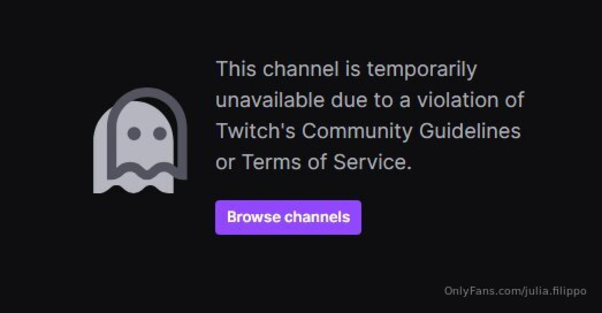 My twitch got banned yday but some girl dmed me saying she has i way i 