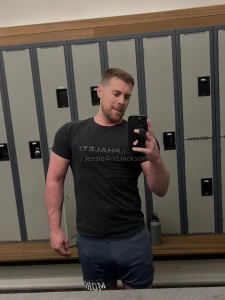 I snapped a couple of quick locker room pics today after my workout part 3