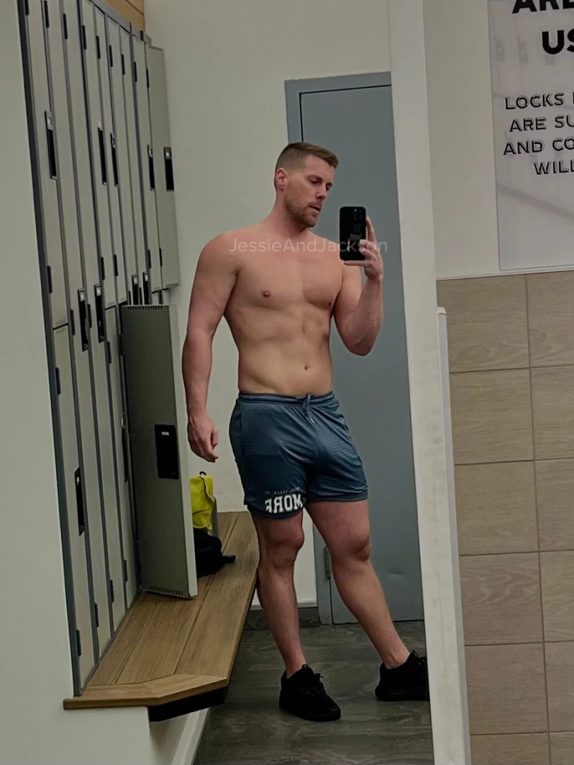 I snapped a couple of quick locker room pics today after my workout part 2 