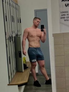 I snapped a couple of quick locker room pics today after my workout part 2