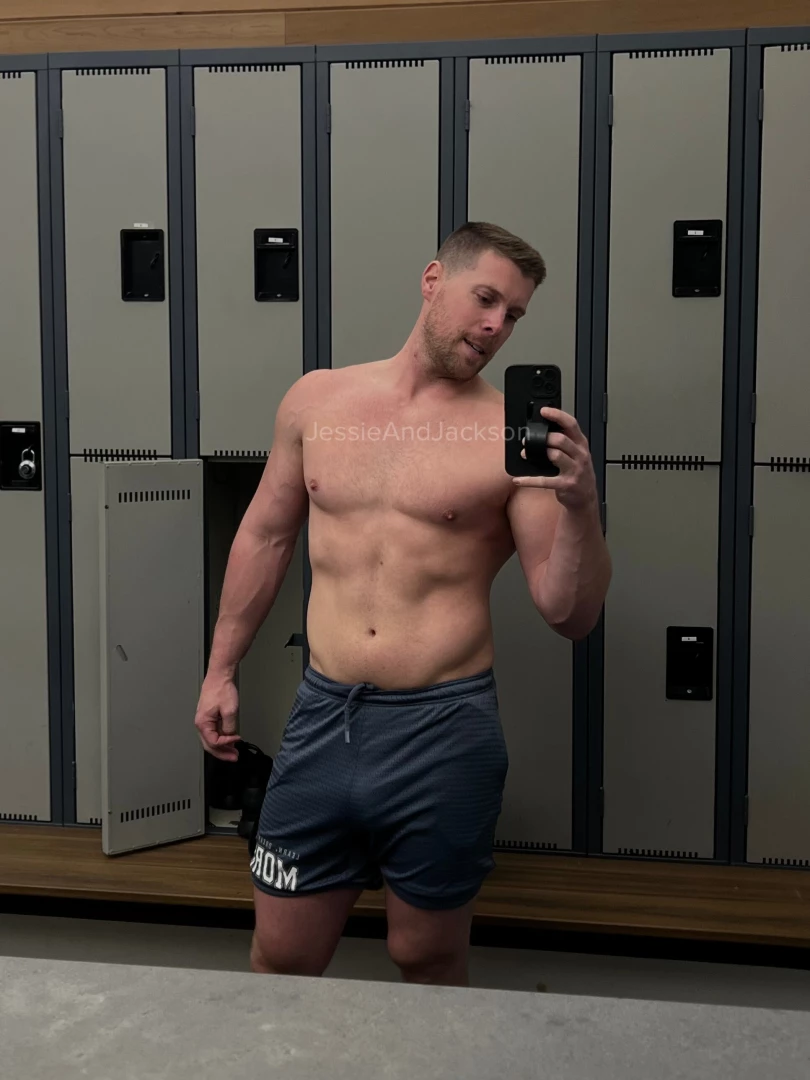 I snapped a couple of quick locker room pics today after my workout part 1 