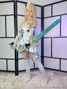 Traveller by day whore by night genshin impact lumine cosplay photoset part 16