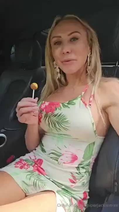 Hot new xxx solo play in car video so yesterday i made a little video 