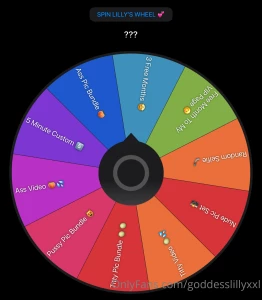 Let s play a game today spin my wheel of fun 1 spin 5 2 spins 8 3