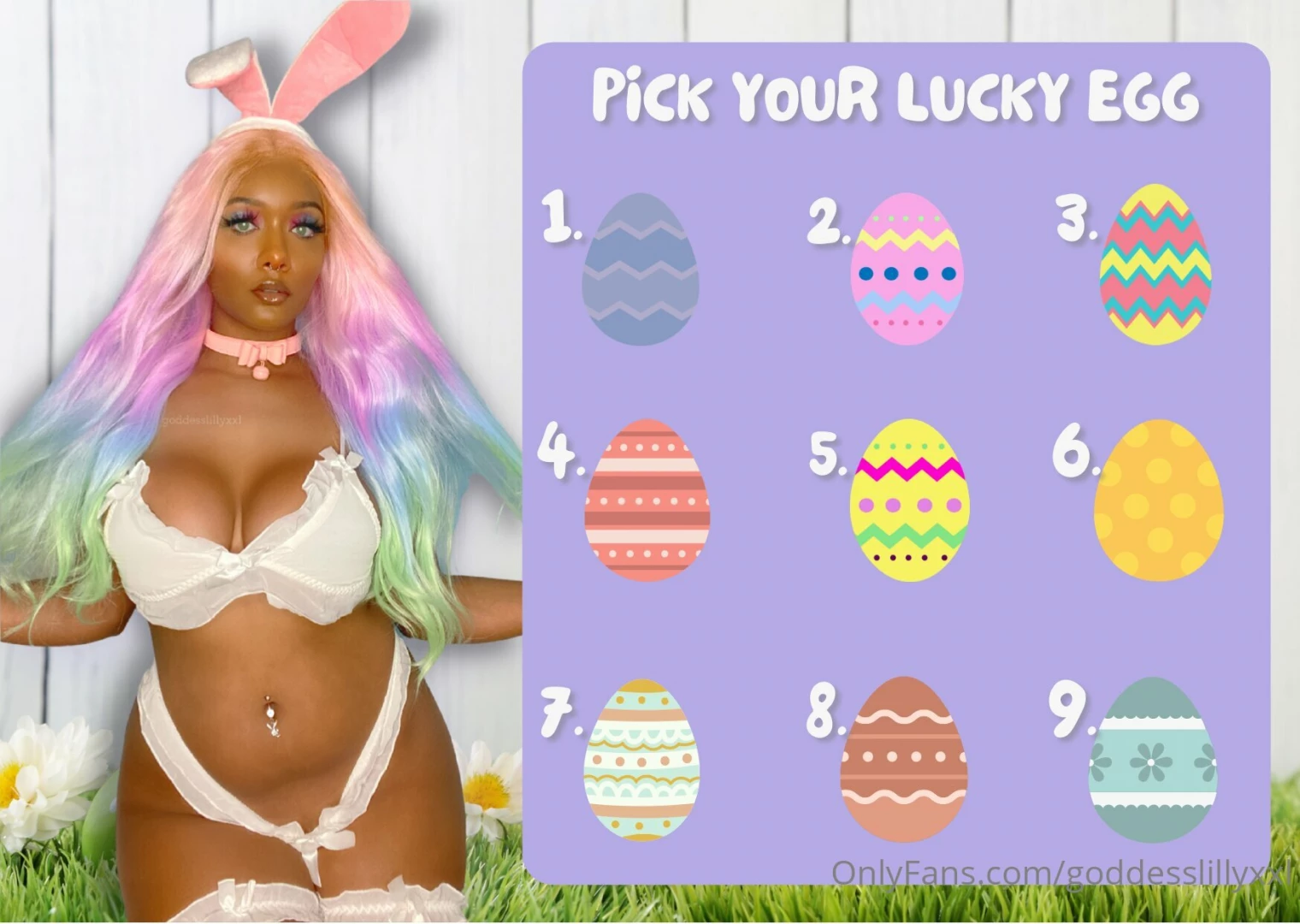 9 prizes to be won how to play 1 pick your lucky egg 2 leave a tip 3 