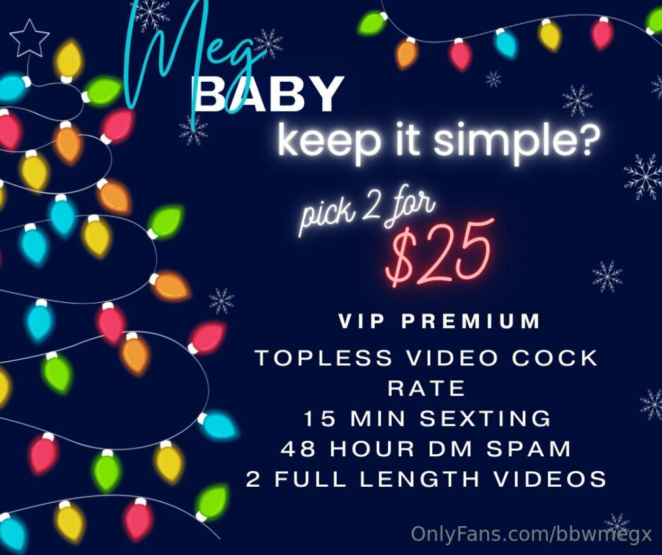 Happy holidays let s celebrate with a banging deal tip 25 and dm me 