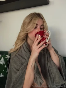 Heute mal ganz entspannt nur ein hei es getr nk und eine warme decke