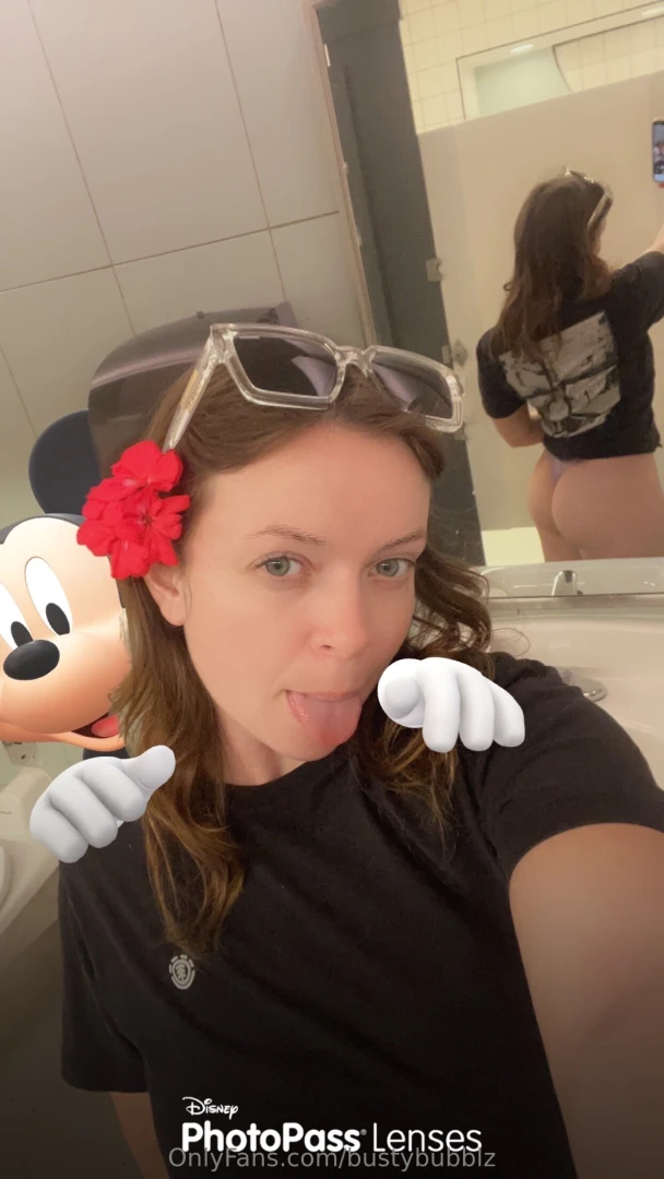 Hehehe me and mickey hanging out part 1 
