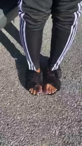 Outside showing off this chrome amp turning heads