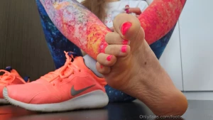 Let me pet your face with my sweaty foot