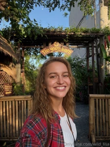 Standing at the yoga barn smiling and i know you re already captivated