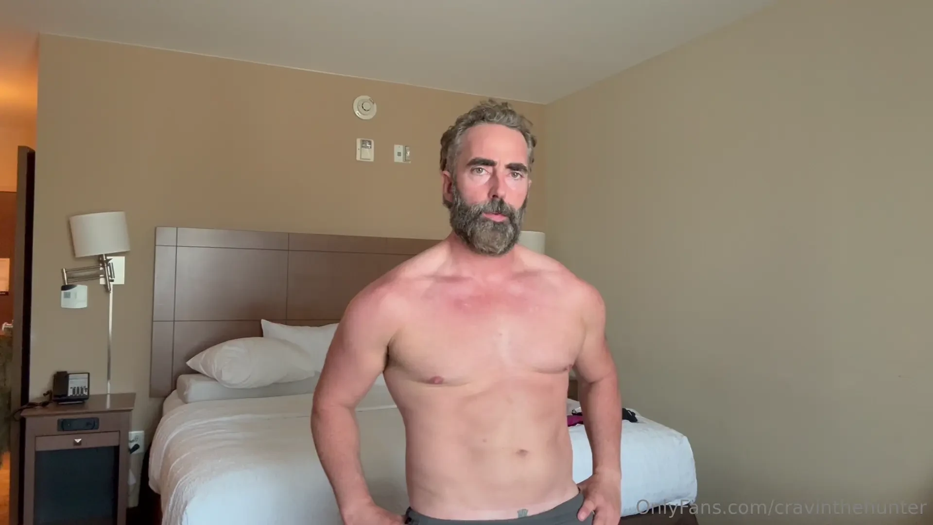 Getting ready to film checking the natural light 