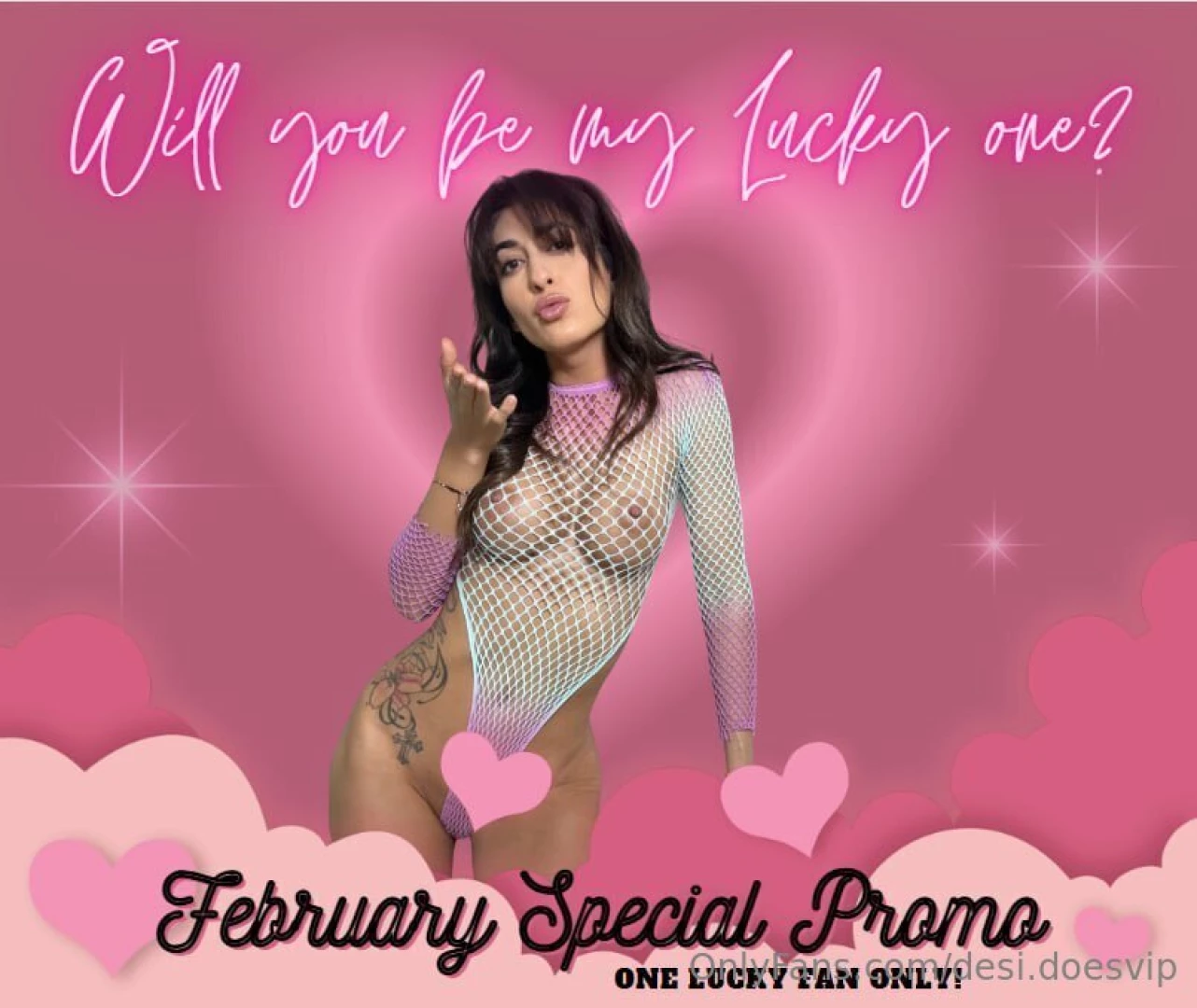 February special promo will you be my lucky one tip me 30 and i have a 
