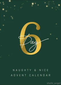 Naughty amp nice advent calendar day six reveal how about golden part 1