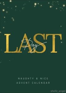Naughty amp nice advent calendar last day a nice little gift for him part 1