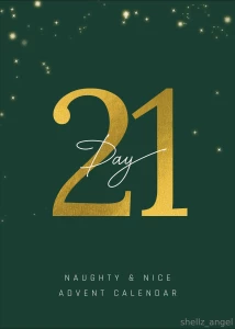 Naughty amp nice advent calendar day 21 reveal okayyyyy a bendable
