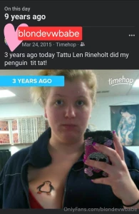 12 years ago i got my tit tat