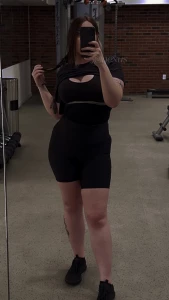 Back in the gym training to be like the female protags of my favorite