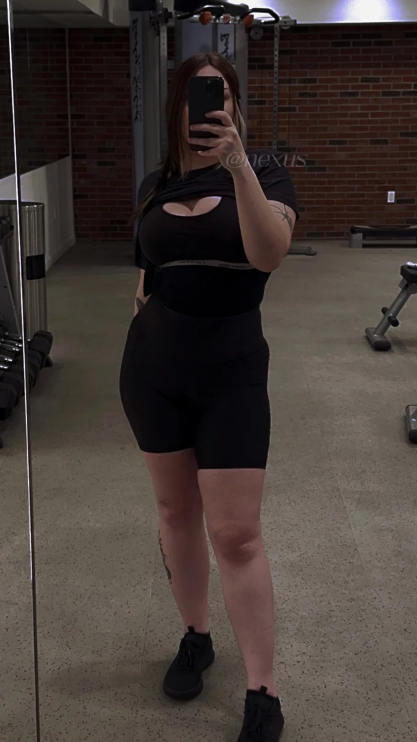 Back in the gym training to be like the female protags of my favorite part 1 