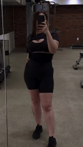 Back in the gym training to be like the female protags of my favorite part 1