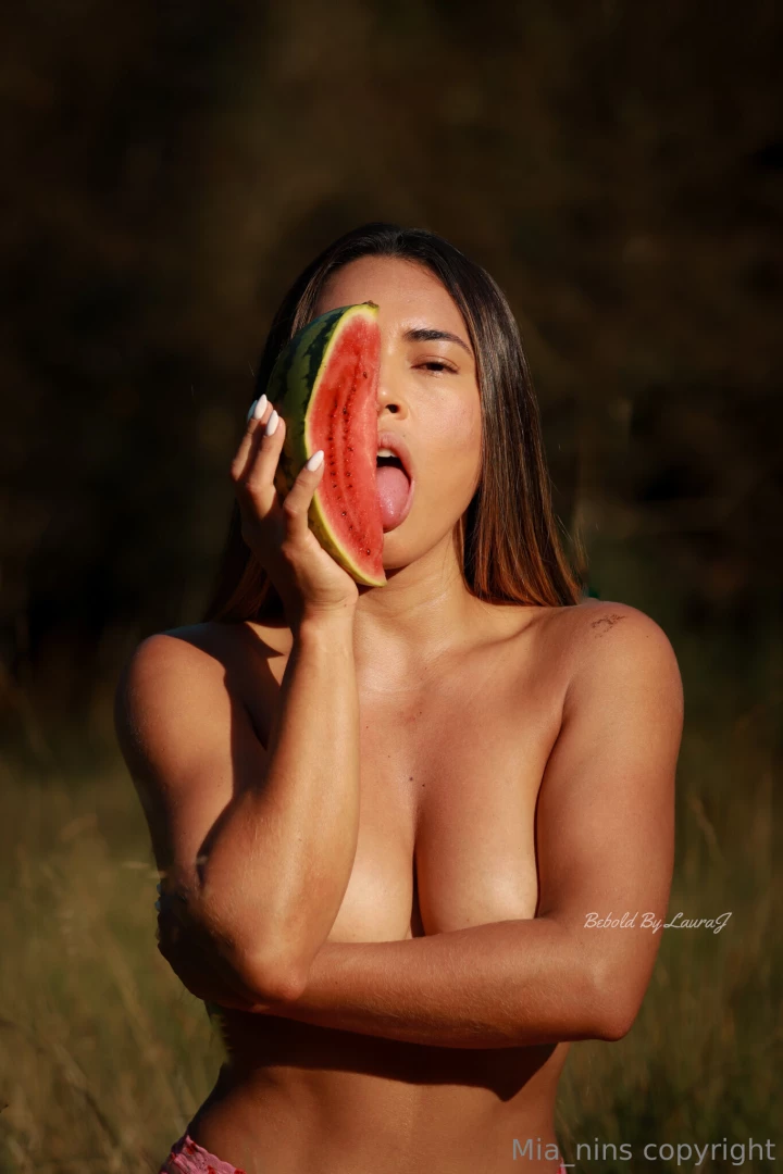 Juicy secret savoring the sweetness of life and this watermelon second 
