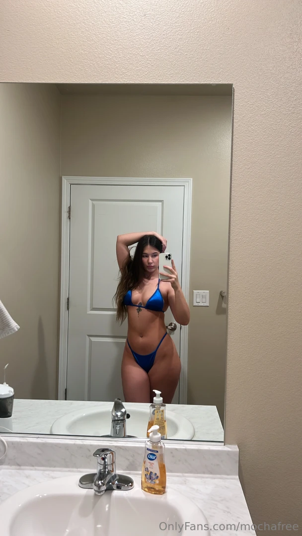 Mirror selfies hit different when i m wearing just enough to tempt you 