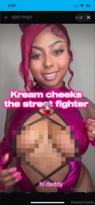 How many rounds are you lasting with kream cheeks the street fighter