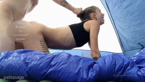 Camping creampie 4 42 my boyfriend and i go camping after he pitches a