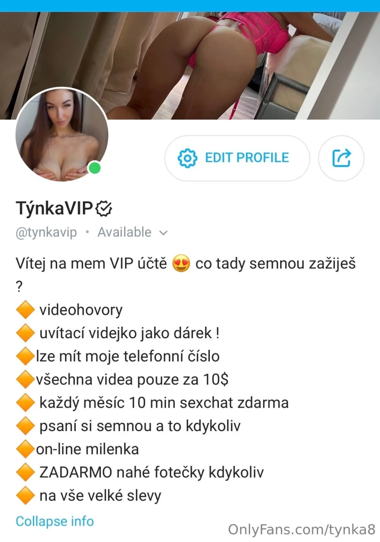 Pojd na moje vip https onlyfans com tynkavip 