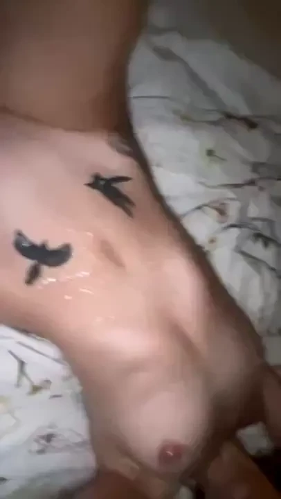 I got covered in cum by my boyfriend amp our friend a couple weeks ago 