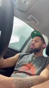 Risky cumming hard twice in a starbucks drive thru